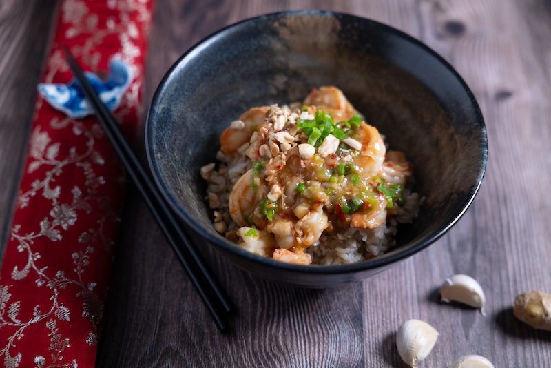 Kung Pao Shrimp – GERD / Acid Reflux Friendly Version