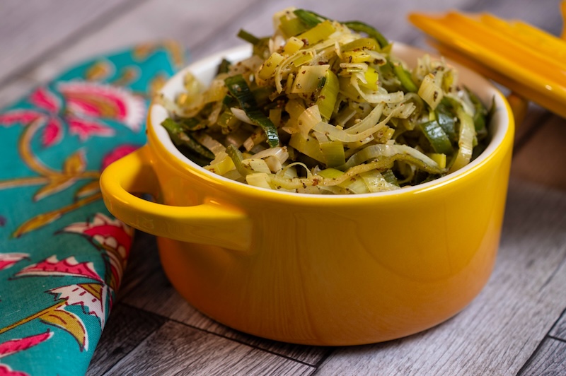Leeks with Mustard