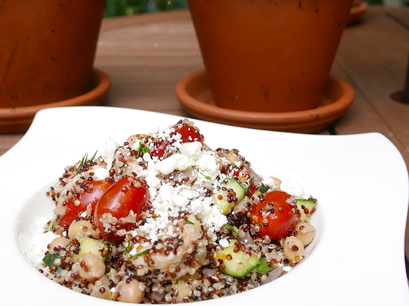 Lemon Shrimp Quinoa Salad