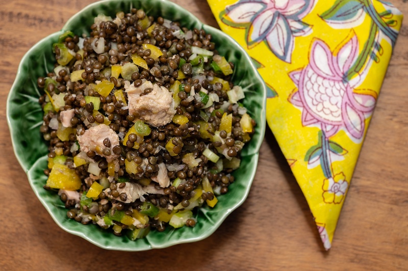 Lentil Tuna Salad