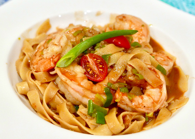 Shrimp with Luscious Shrimp Sauce