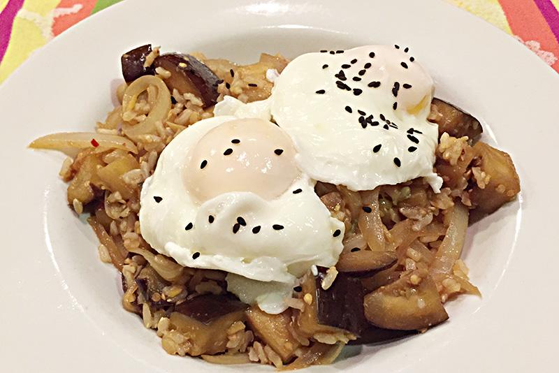 Miso Eggplant Stir Fry