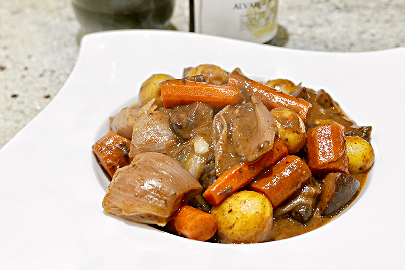 Mushroom Bourguignon