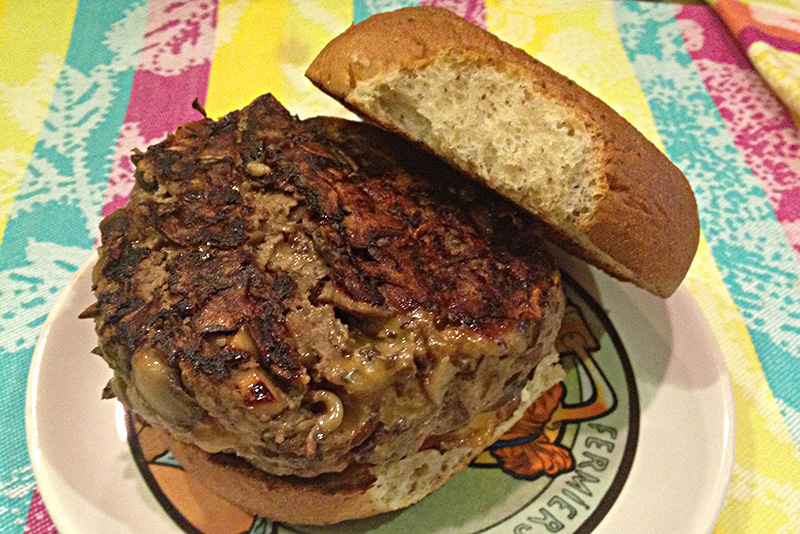 Mushroom Cheddarburgers