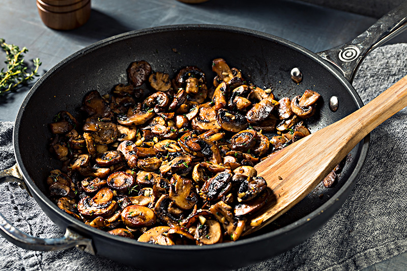 Savory Mushroom Cheeseburgers