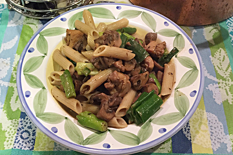 Low Sodium Mustard Thyme Penne with Chicken