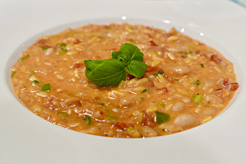 One Pot Orzo and White Beans