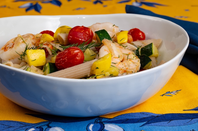 Pasta Primavera with Shrimp