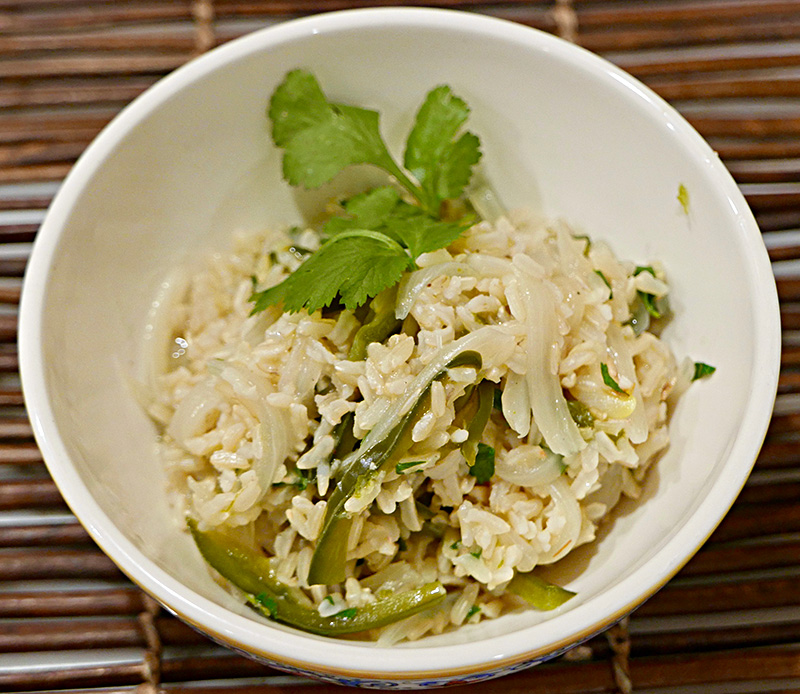 Poblano Lime Rice