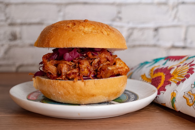Pulled Barbecue Chicken Sandwich