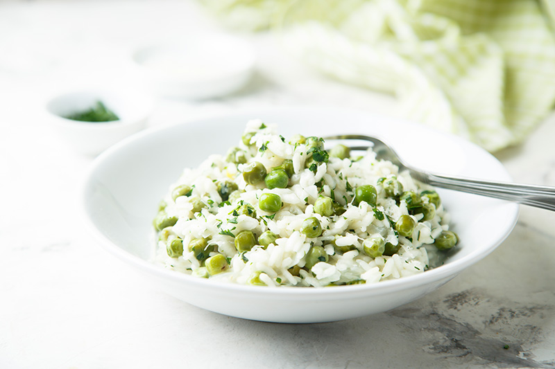 Risotto with Peas