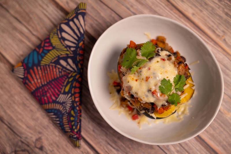 Roasted Southwestern Acorn Squash