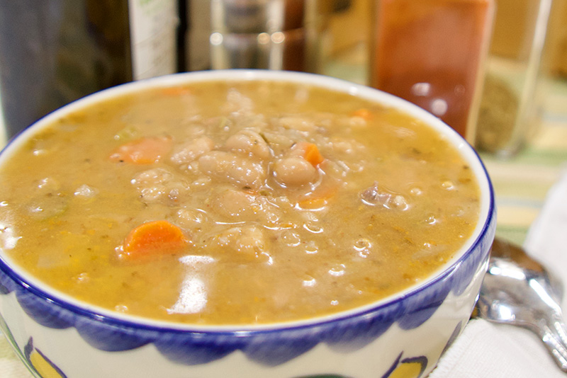 White Bean Soup with Sausage