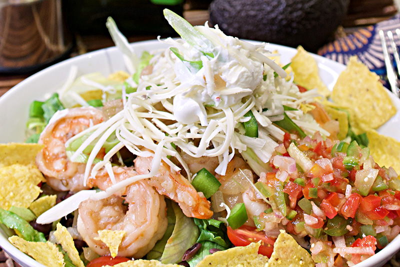 Shrimp Taco Salad