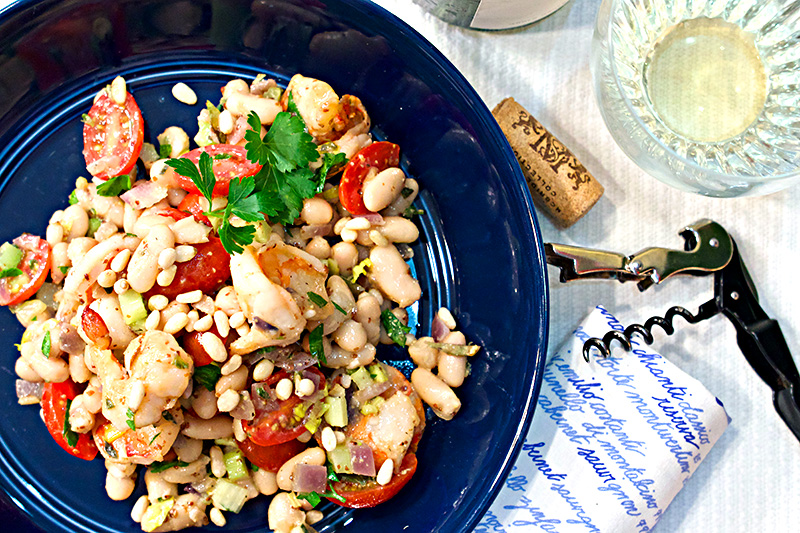 Shrimp and White Bean Salad