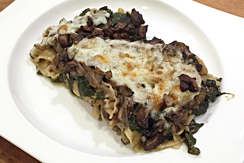 Spinach Mushroom Lasagna