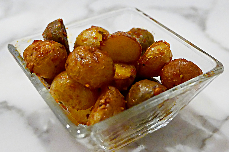 Honey Sriracha Roasted Potatoes