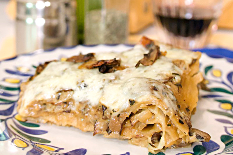 Mushroom Lasagna