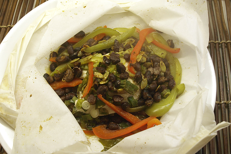 Southwest Chicken in Parchment