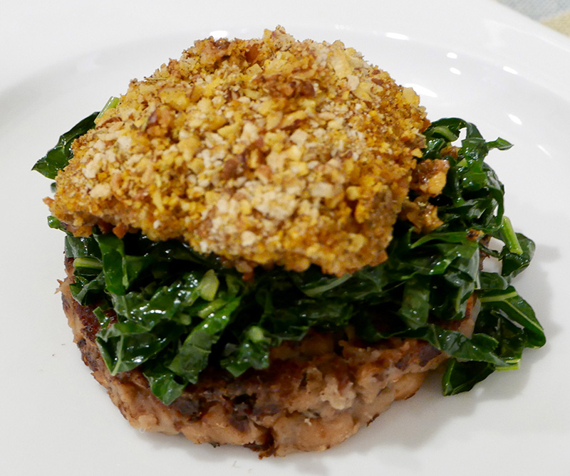 Roasted Trout with Sage Pecan Granola