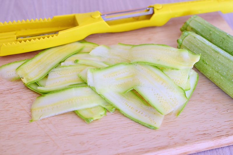 Zucchini Wrapped Halibut with Mediterranean Sauce