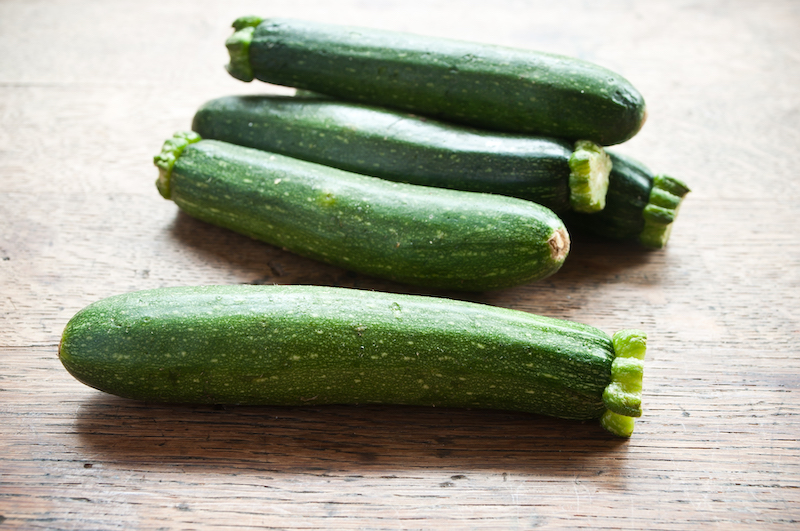 Warm Zucchini, Basil and Tomato Salad