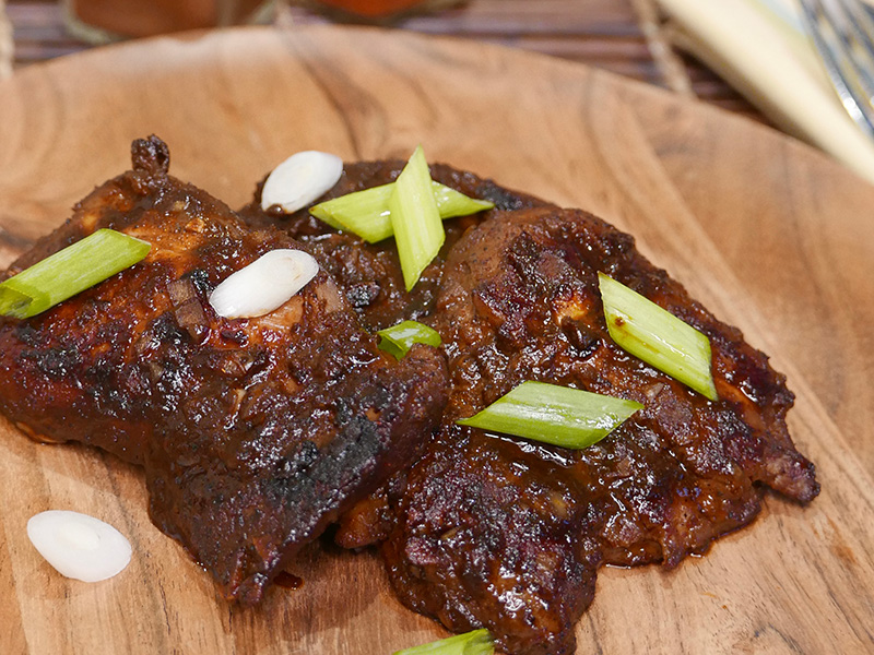 Spicy Barbecue Chicken Thighs