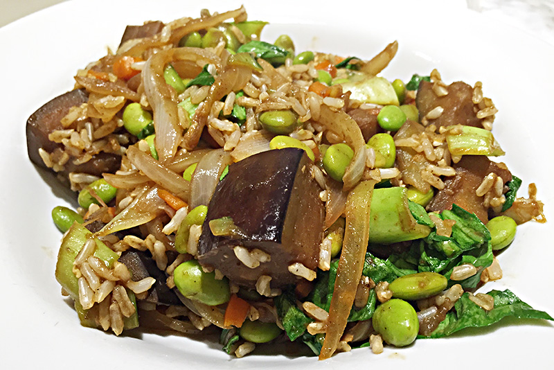 Eggplant Fried Rice