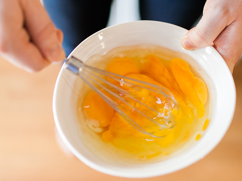 Scrambled Eggs with Olives