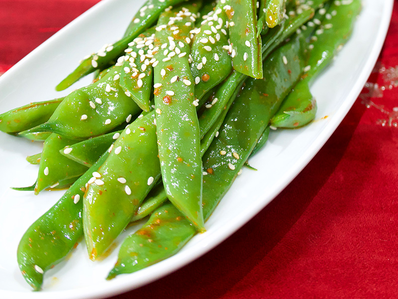 Green Beans in Harissa Vinaigrette