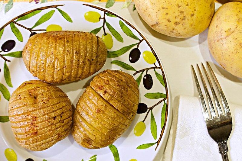 Hasselback Potatoes