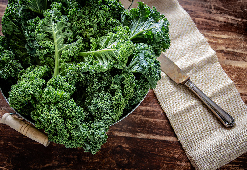 Massaged Kale, Strawberry, and Feta Salad