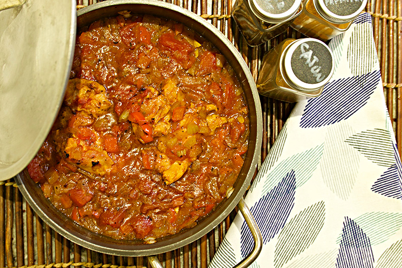 One Pot Cajun Chicken Stew