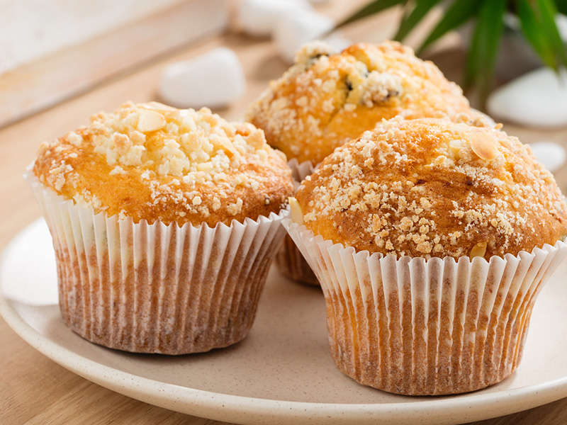 Orange Almond Muffins