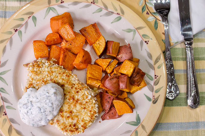 Panko Crusted Pork Chops