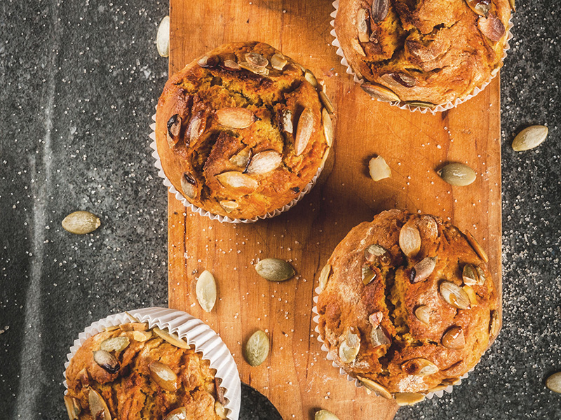 Pumpkin Nut Muffins