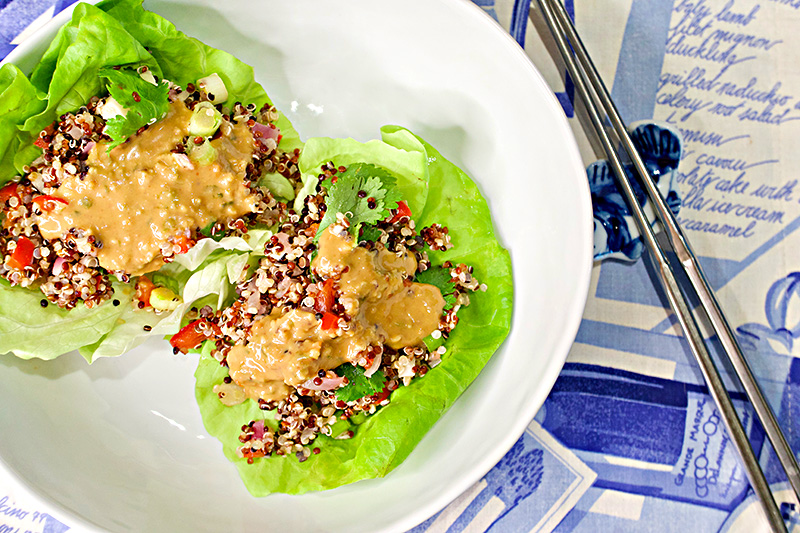 Quinoa Lettuce Wraps