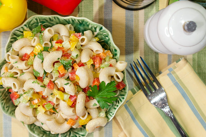 Rainbow Macaroni Salad