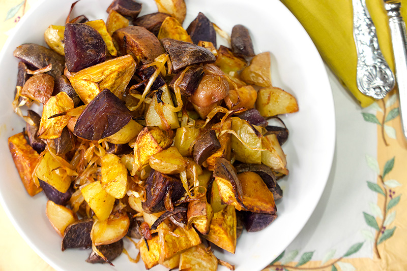 Tricolor Breakfast Potatoes