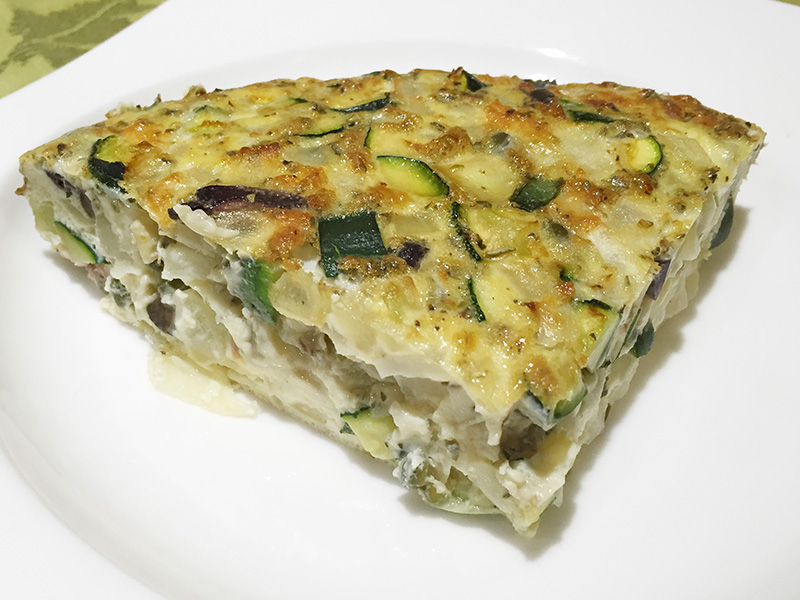 Crustless Zucchini Quiche