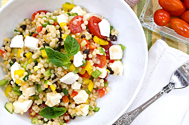 Couscous Salad with Mozzarella