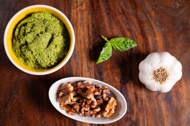Basil Pesto with Walnuts