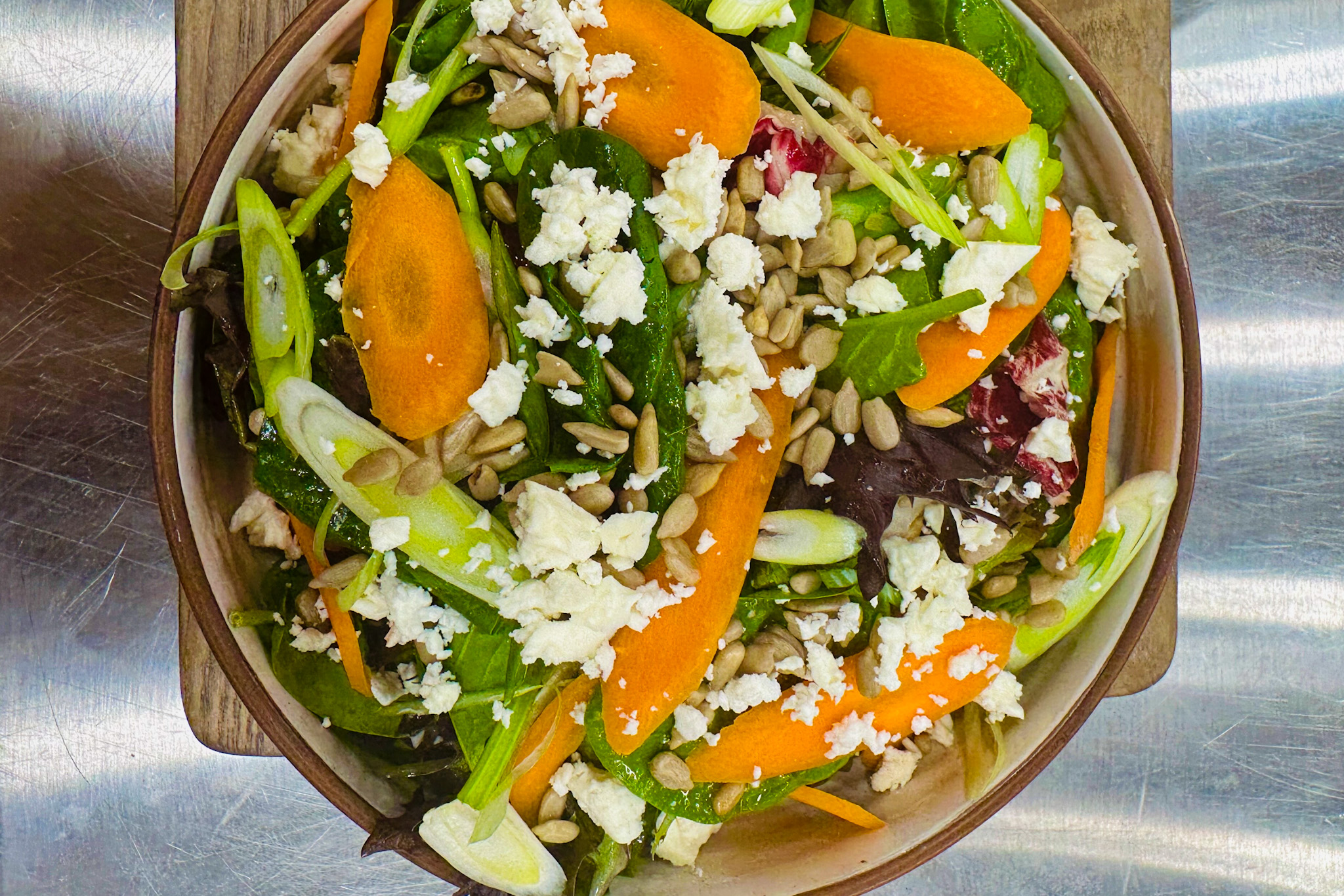 Salad with Red Wine Vinaigrette