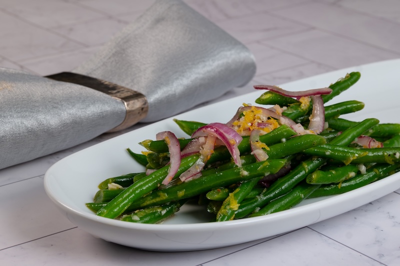 Citrus Green Bean Salad with Almonds