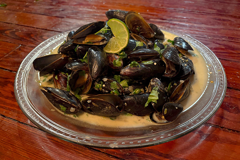 Thai Green Curry Mussels
